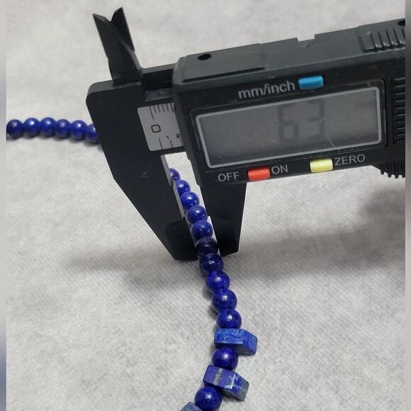 Lapis Lazuli Necklace 18-20 inches - Picture 11 of 15